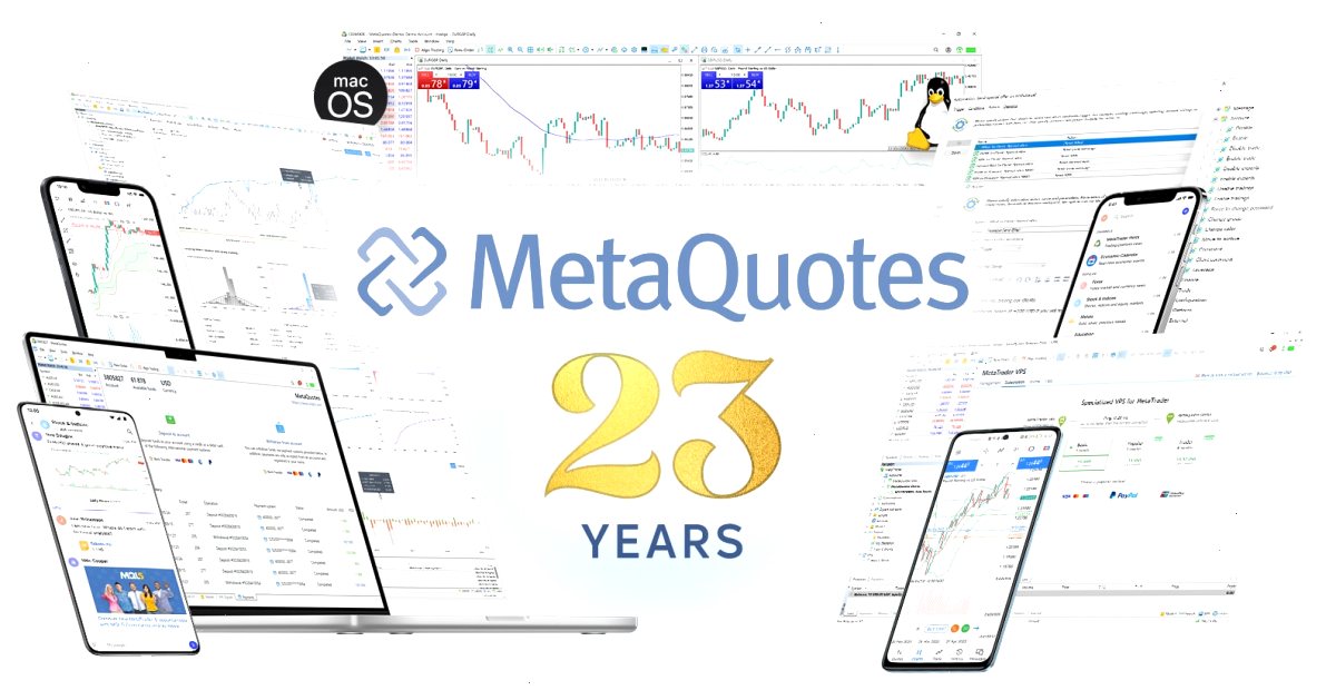 MetaQuotes成立23周年!